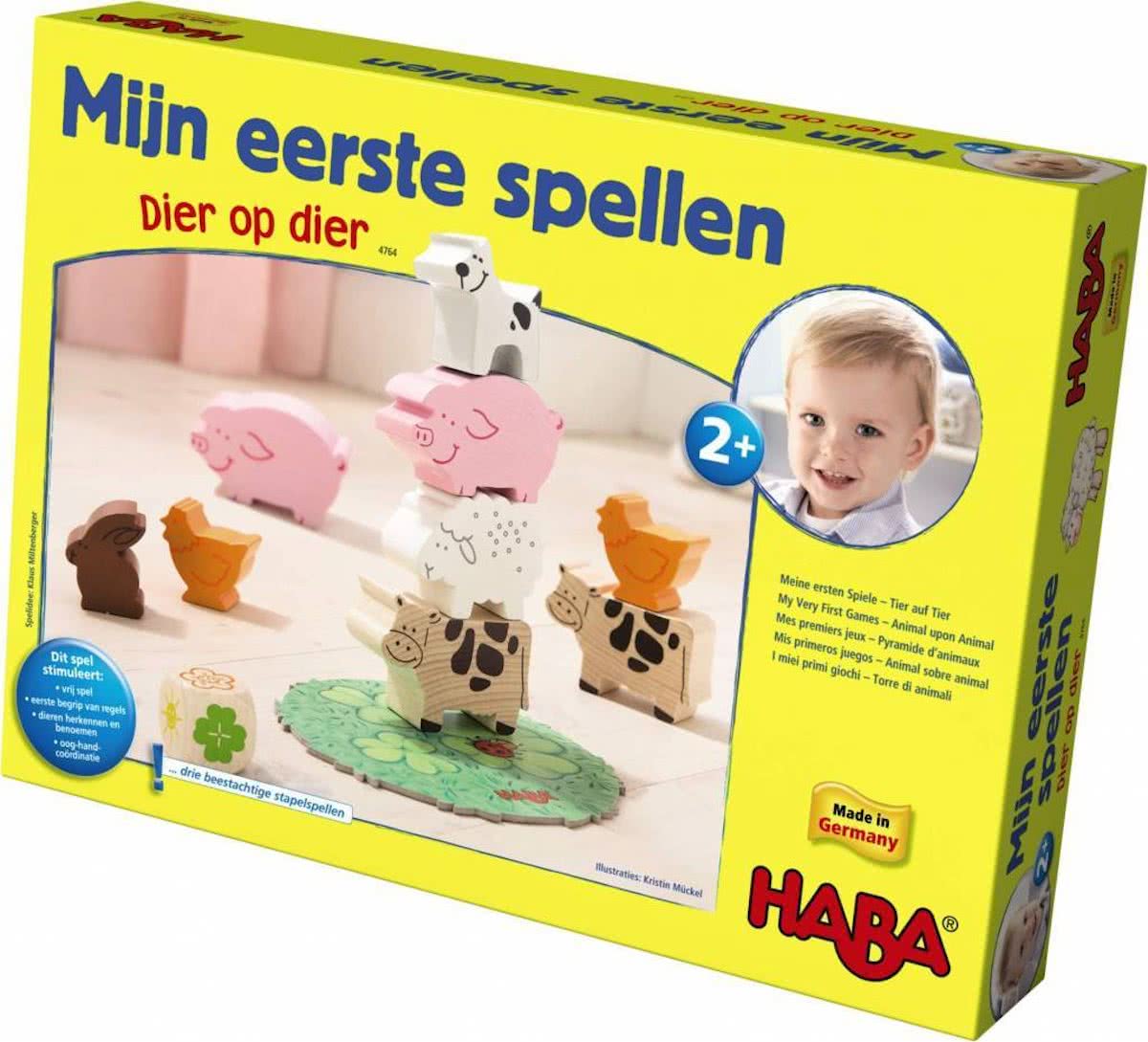 Spel - Mijn eerste spel - Dier op dier (Nederlands) = Duits 4680 - Frans 4765